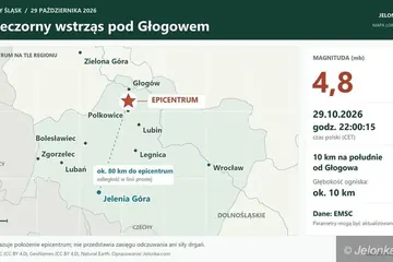 Silny wstrząs na Dolnym Śląsku. Ratownicy w kopalni