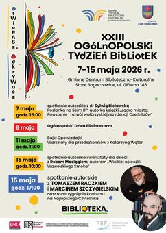 Wyjątkowi goście na Tygodniu Bibliotek
