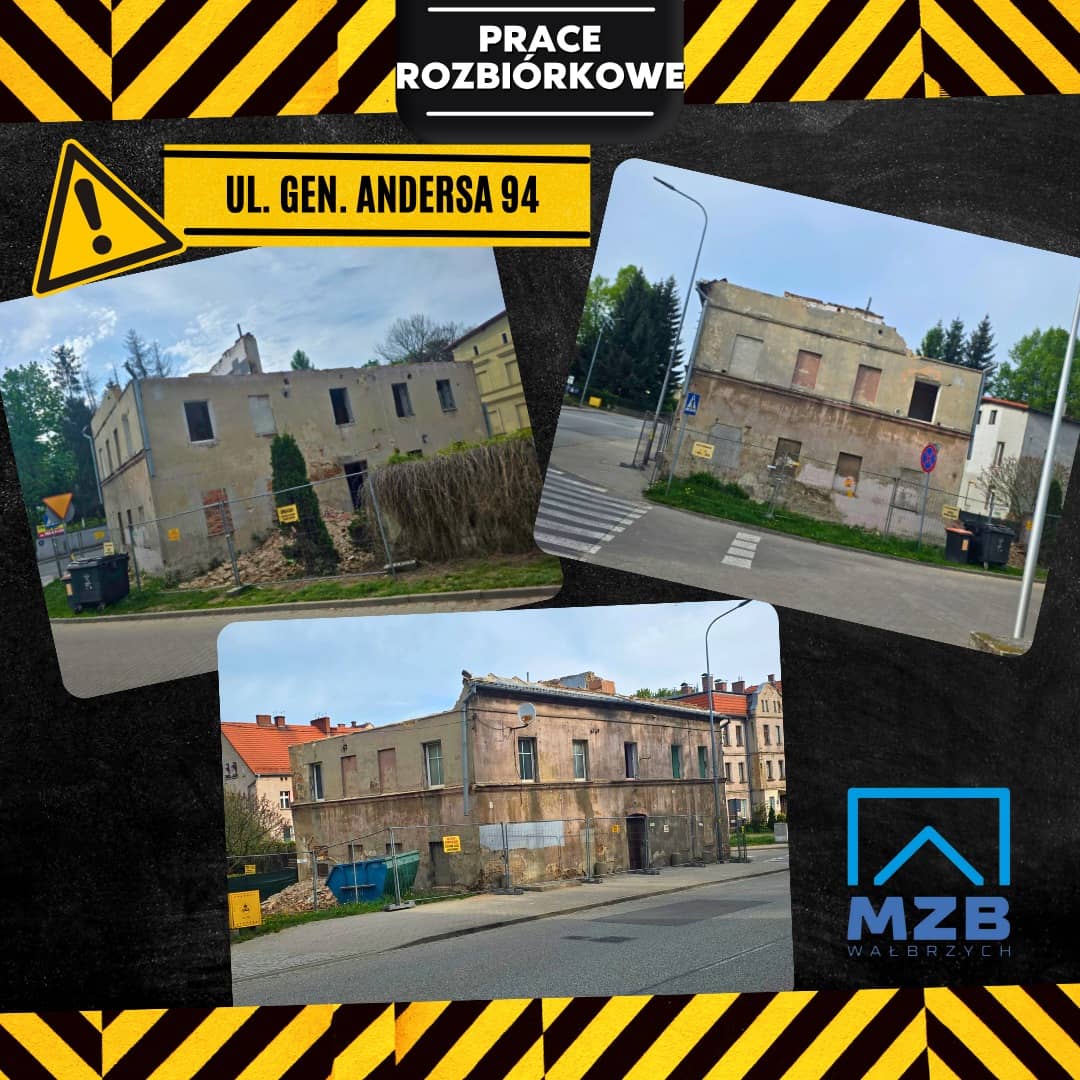 Rozbierają budynek na Andersa