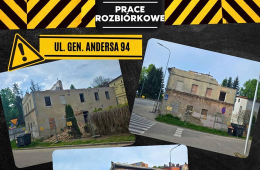 Rozbierają budynek na Andersa