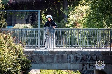 Przygotowani na starcie z kibolami