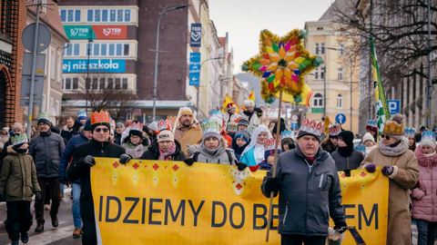 Orszak przeszedł przez Wałbrzych