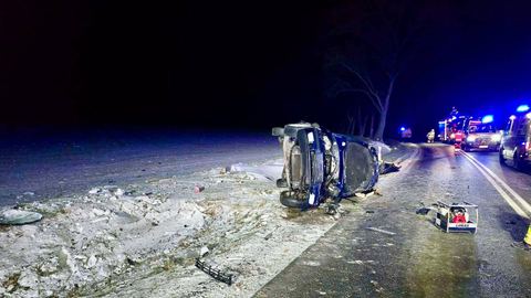 Śmiertelny wypadek na granicy dwóch powiatów