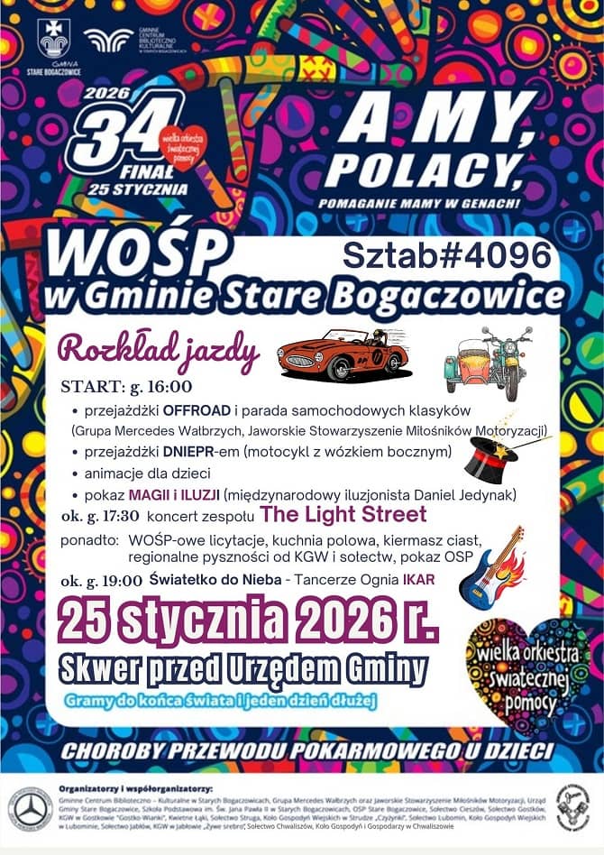 Stare Bogaczowice zapraszają na finał WOŚP