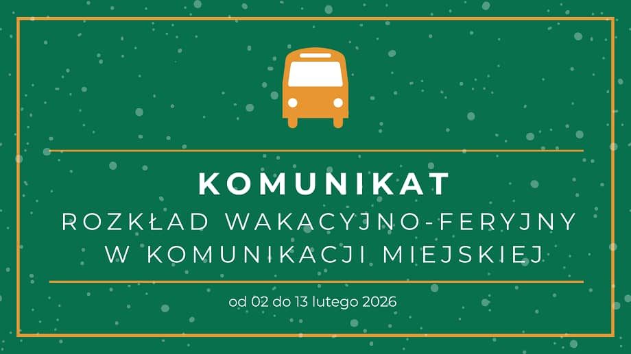 Feriowy rozkład jazdy