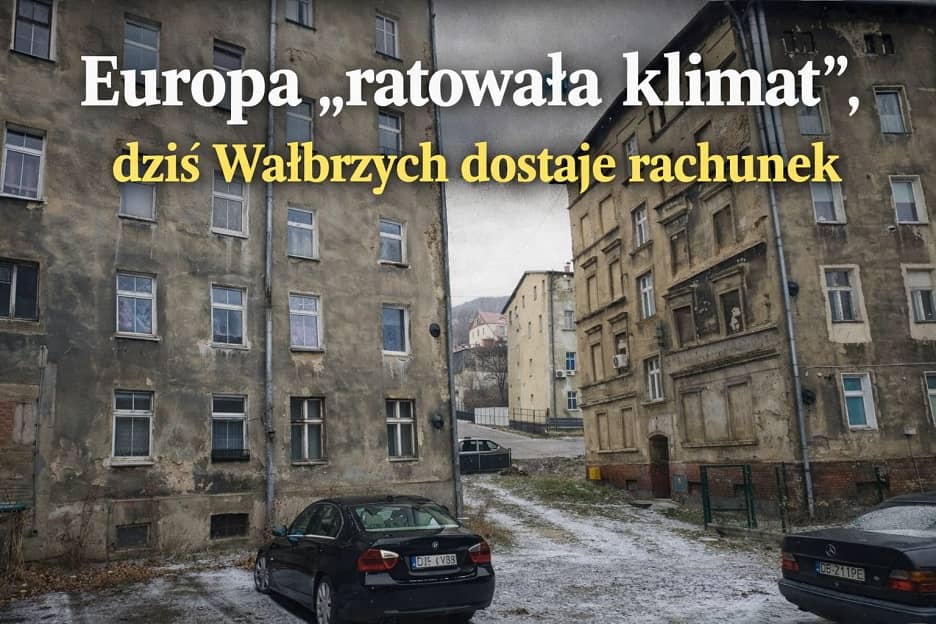 Europa „ratowała klimat", dziś Wałbrzych dostaje rachunek