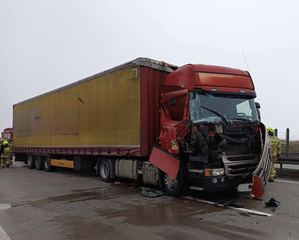 Karambol na autostradzie A4