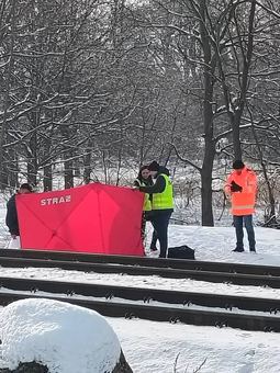 Rowerzysta zginął pod kołami pociągu