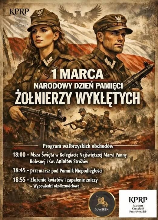 Obchody Święta Żołnierzy Wyklętych pod patronatem Prezydenta RP