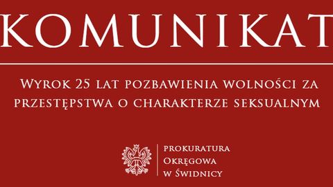 Seksualny dewiant idzie na 25 lat do więzienia