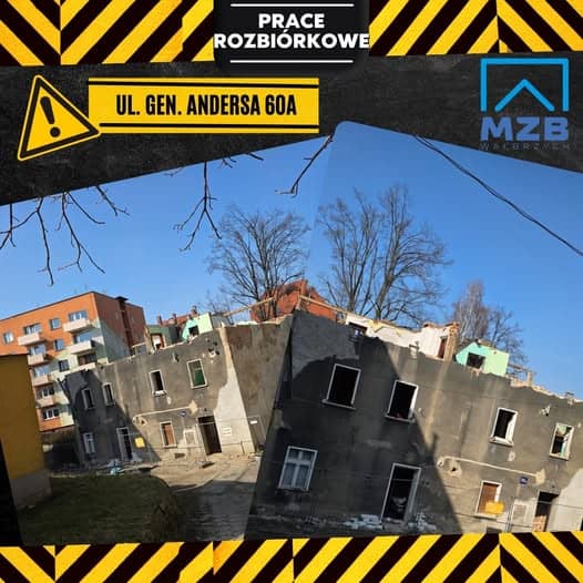 Trwa rozbiórka na Andersa