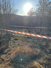Niewybuch obok dawnej poczty