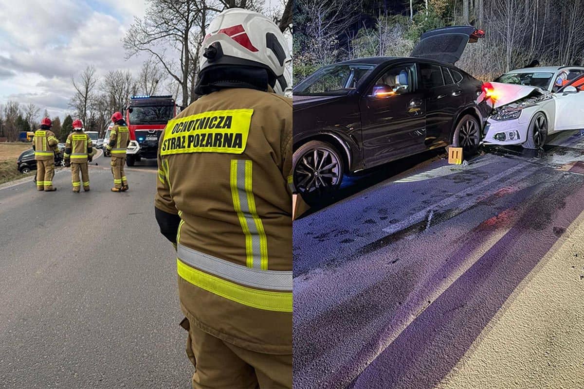 Sięgała po chusteczki i doprowadziła do zderzenia