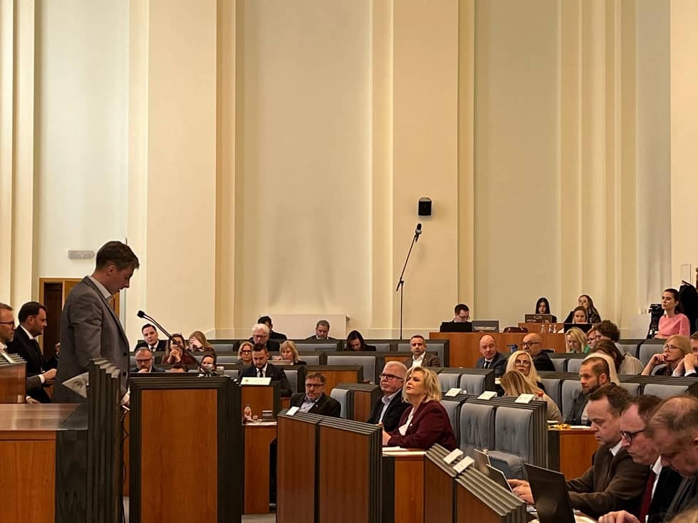 Mieszkańcy protestują w Sejmiku