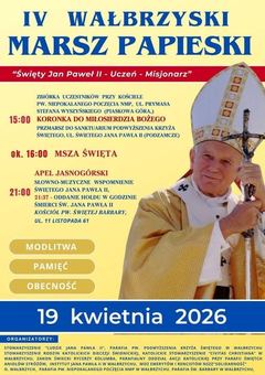 Będzie kolejny Wałbrzyski Marsz Papieski