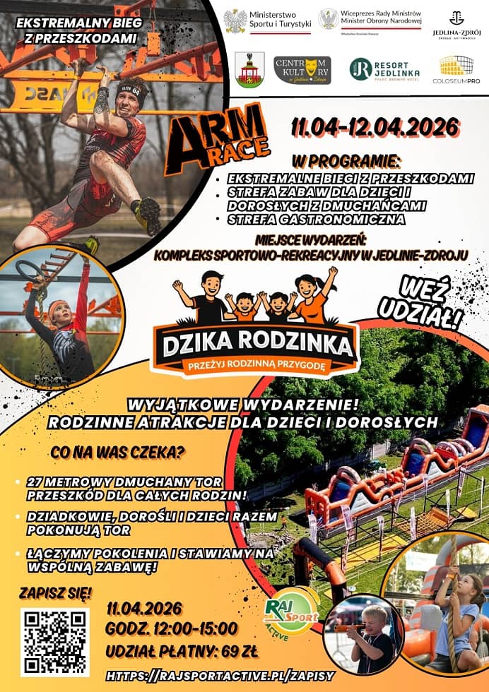 Biegi przeszkodowe w Jedlinie