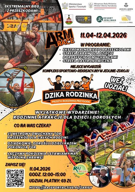 Biegi przeszkodowe w Jedlinie