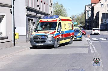 Zderzenie dwóch motocyklistów