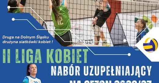 Dołącz do II–ligowej drużyny siatkówki kobiet