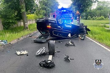 Motocyklista zginął na miejscu