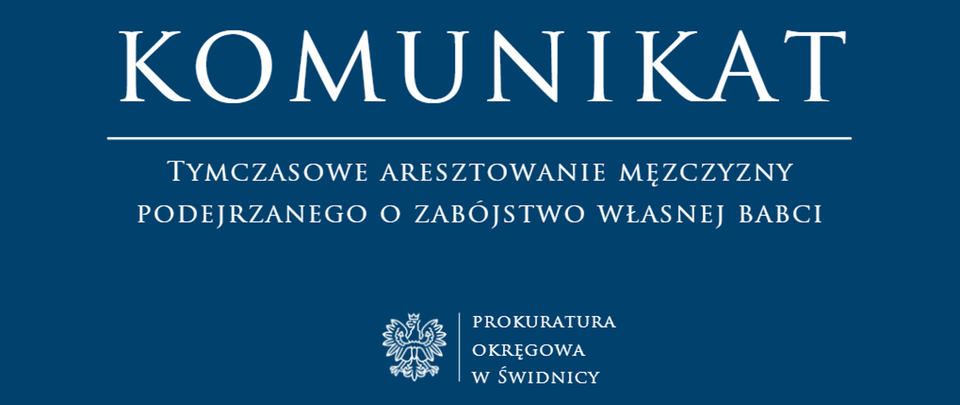 Nożem kuchennym zabił własną babcię